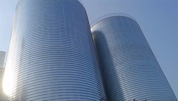 江源2座混凝土高架卷板仓